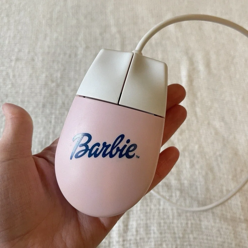 Vintage Barbie B Book Laptop Mouse 1999 Mouse Pad PLUG IN COMPUTER‎ TOY TESTED
